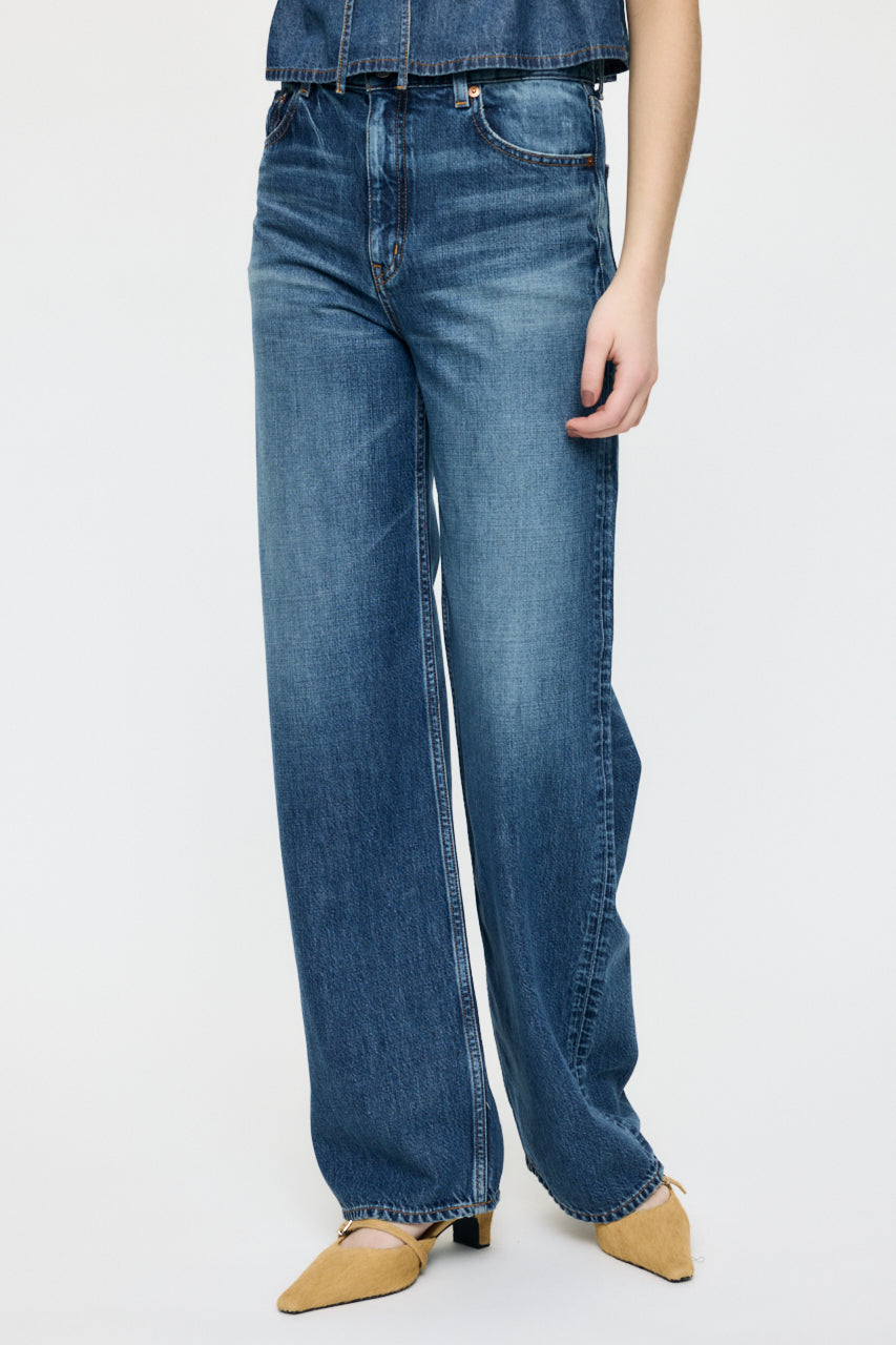 TENCEL DENIM STRAIGHT Blue / 23
