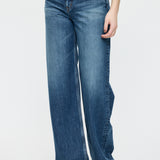TENCEL DENIM STRAIGHT Blue / 23