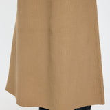 OPEN SHOULDER KNIT DRESS Light Beige / 1 (S)