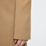 OPEN SHOULDER KNIT DRESS Light Beige / 1 (S)