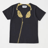 VQ TROMPE L'OEIL BABY TEE Black / S