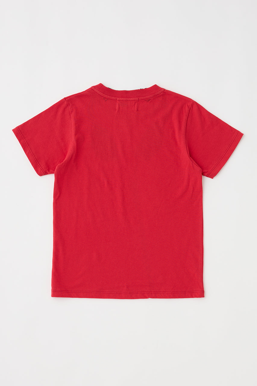 VQ TROMPE L'OEIL BABY TEE Red / S