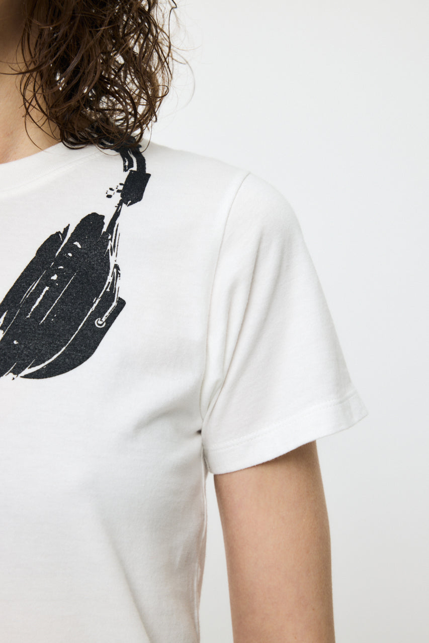 VQ TROMPE L'OEIL BABY TEE White / S