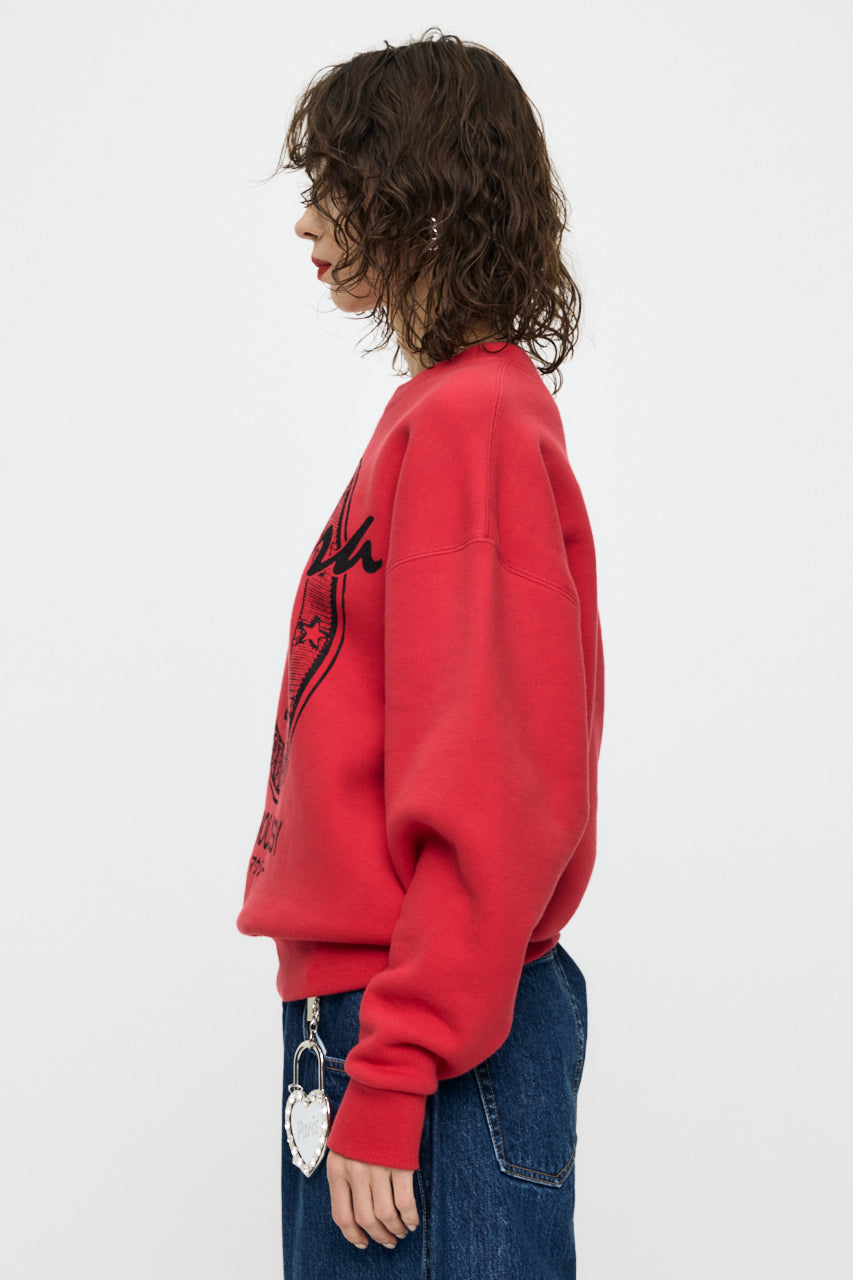 VQ OVERSIZED SWEATSHIRT Red / M