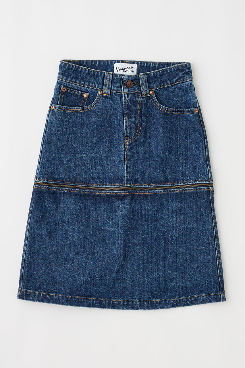 VQ DENIM SKIRT Blue / S