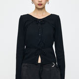 INSILENCE LAYER CUT TOPS Black / 1 (S)
