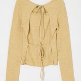 INSILENCE LAYER CUT TOPS Light Khaki / 1 (S)