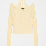 INSILENCE OFF SHOULDER KNIT