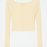INSILENCE OFF SHOULDER KNIT