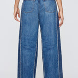 TAHITI TWO-TONE WIDE PANTS