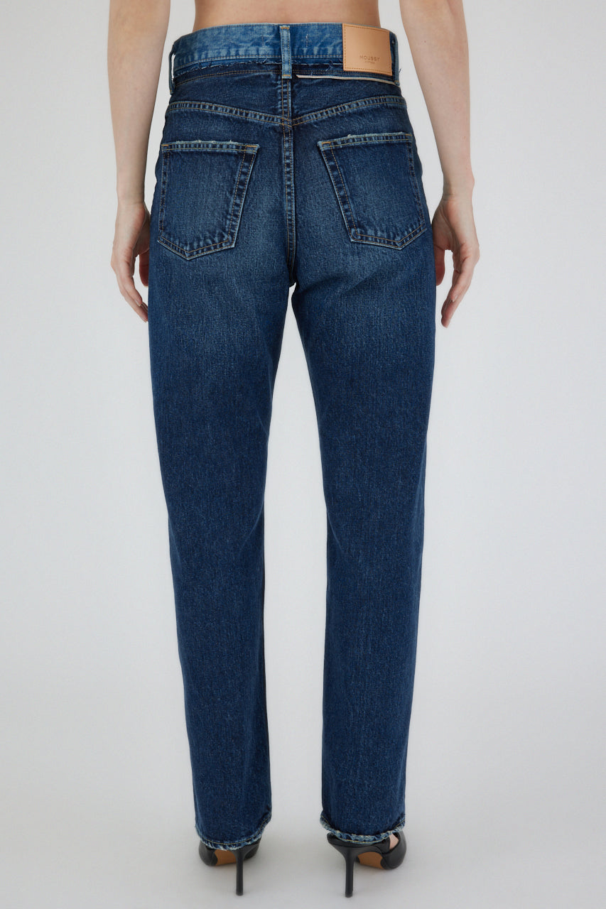 Moussy Vintage Monett Wide Straight Leg High Rise hot Distressed Jeans 23