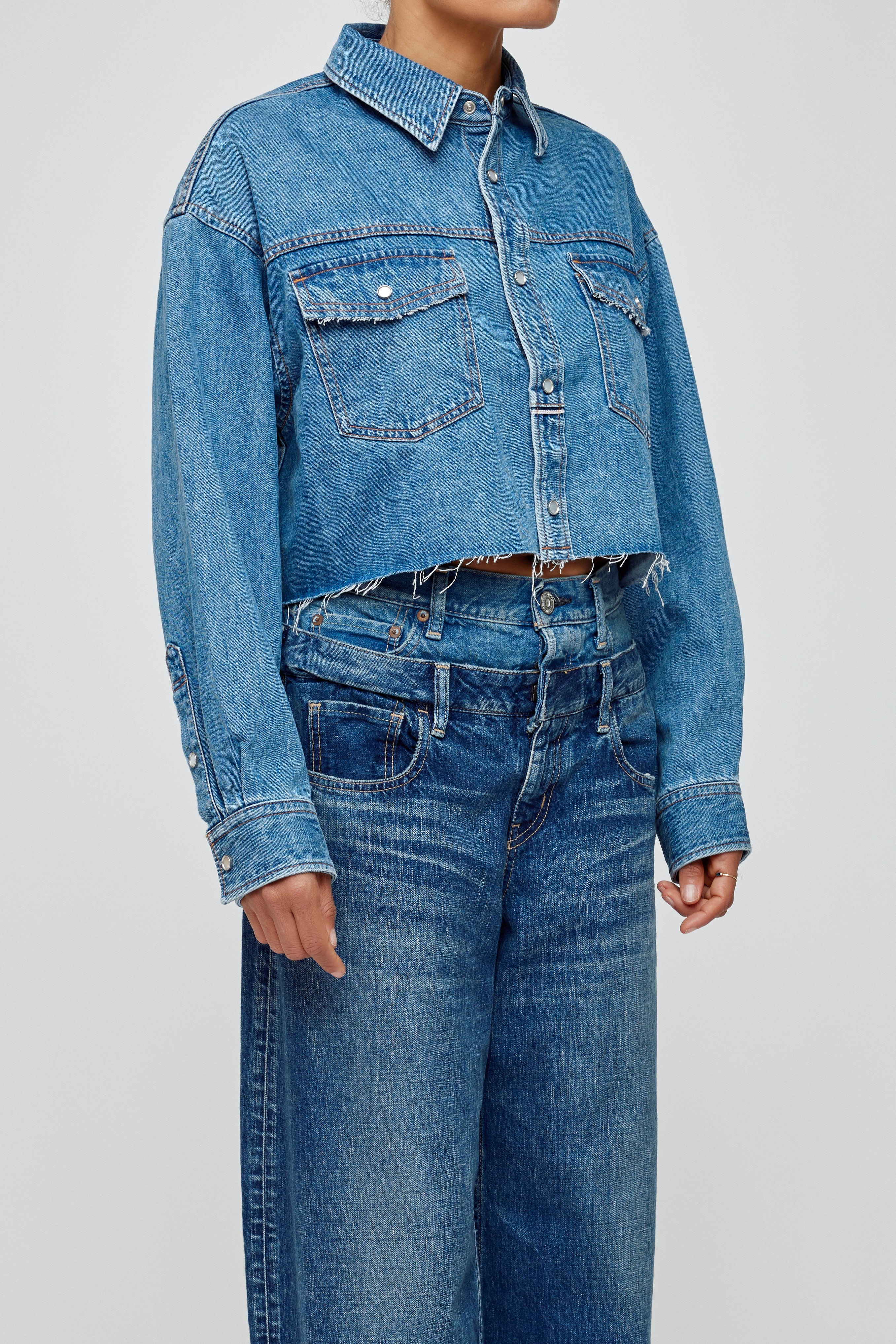 Western Cropped Shirt – MOUSSY