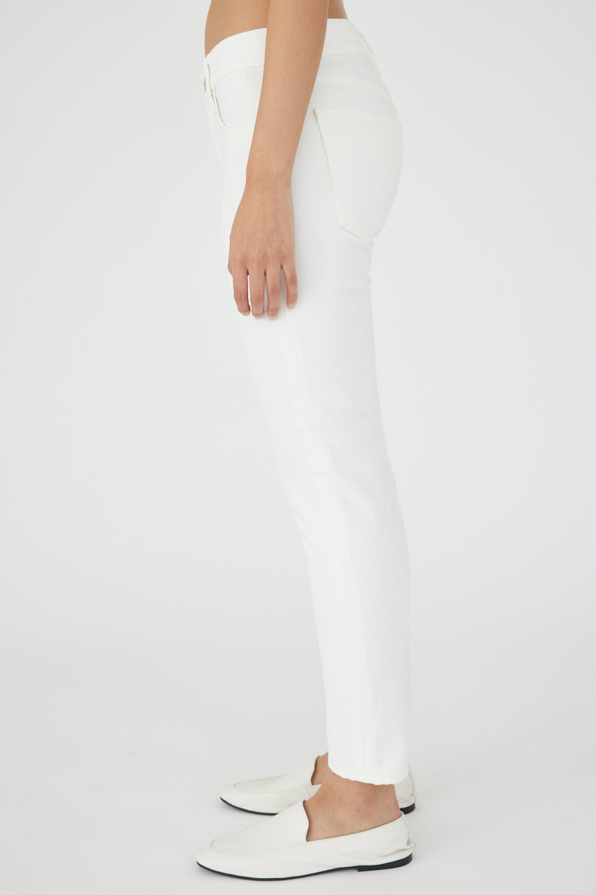 MOUSSY VINTAGE White Crop Skinny Jeans good SZ 24