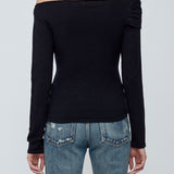 OFF SHOULDER LONG SLEEVE