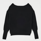 OFF SHOULDER KNIT TOP