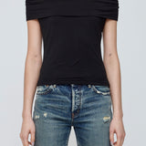 OFF SHOULDER TEE