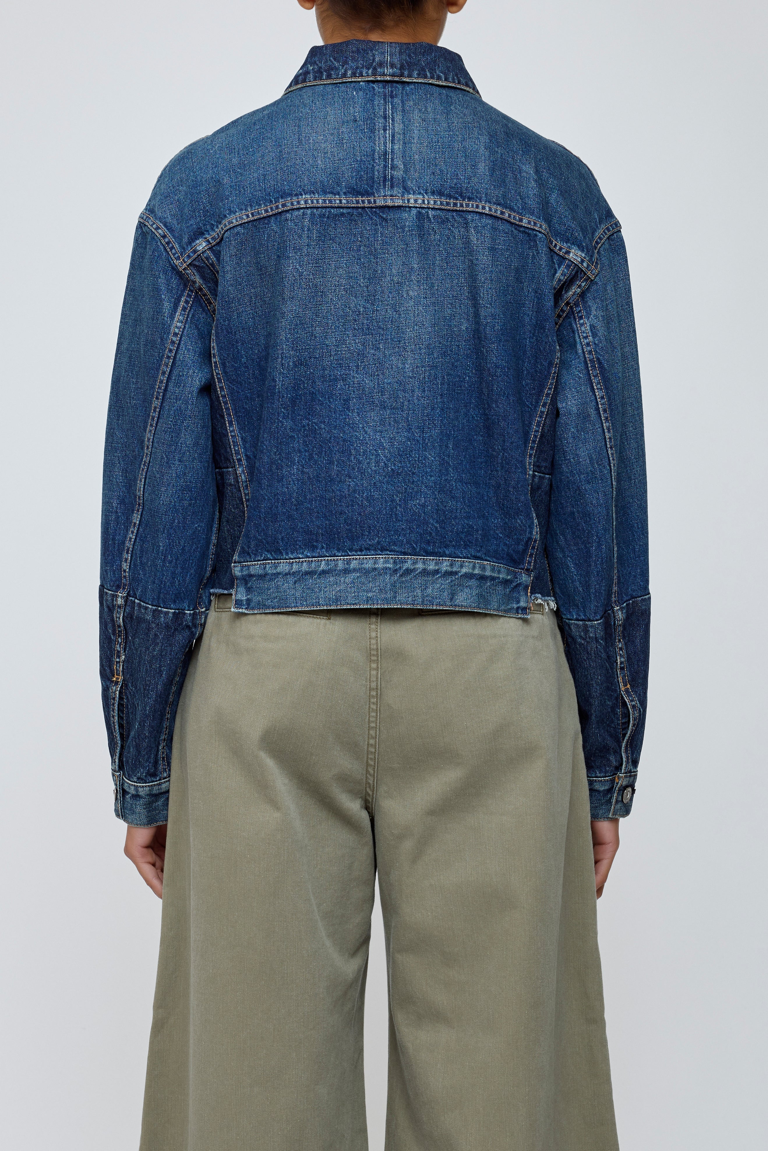 MOUSSY Over denim jacket ライトブルー Dover Two-tone Jacket – MOUSSY
