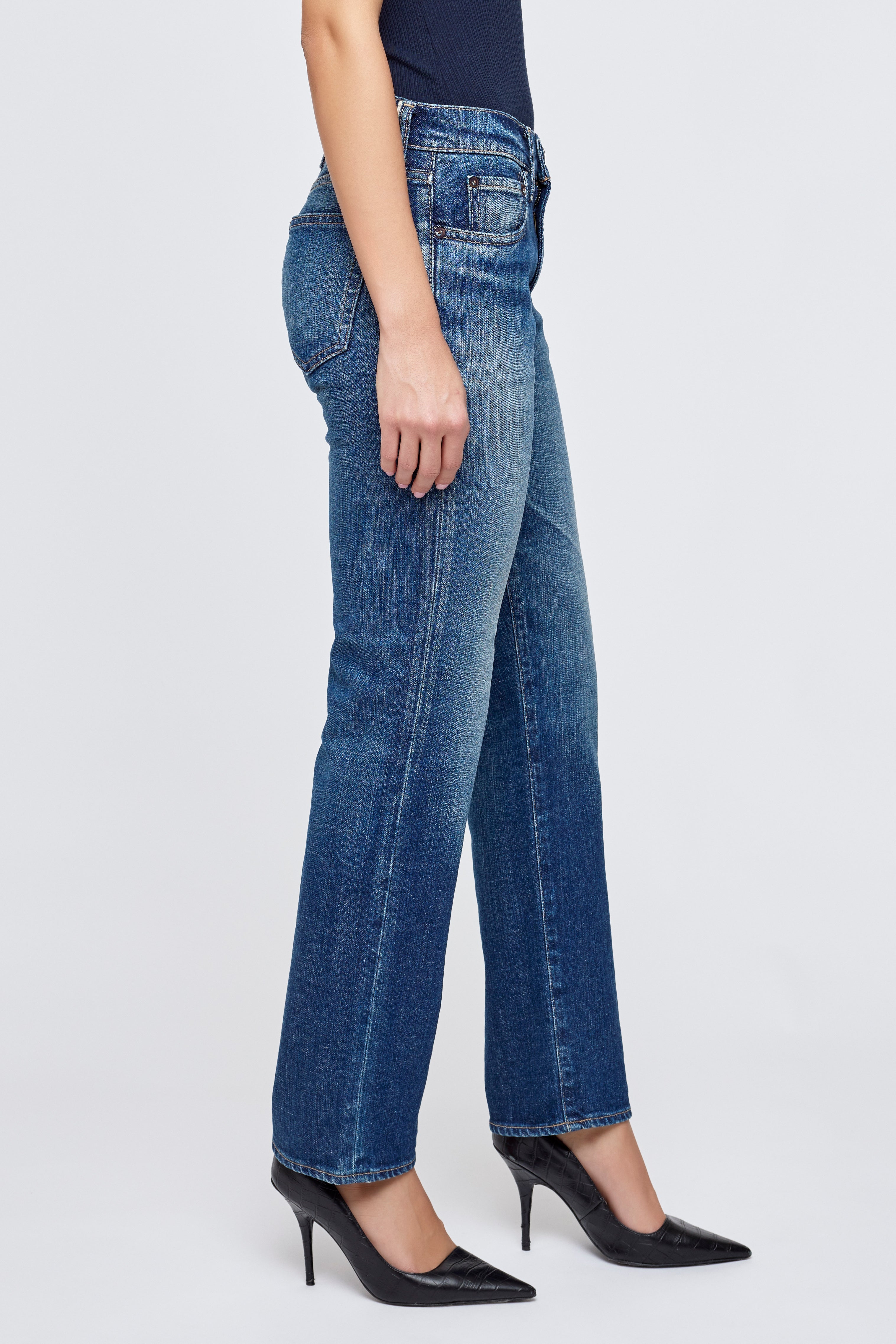 FAYVILLE SLIM STRAIGHT Dark Blue / 23