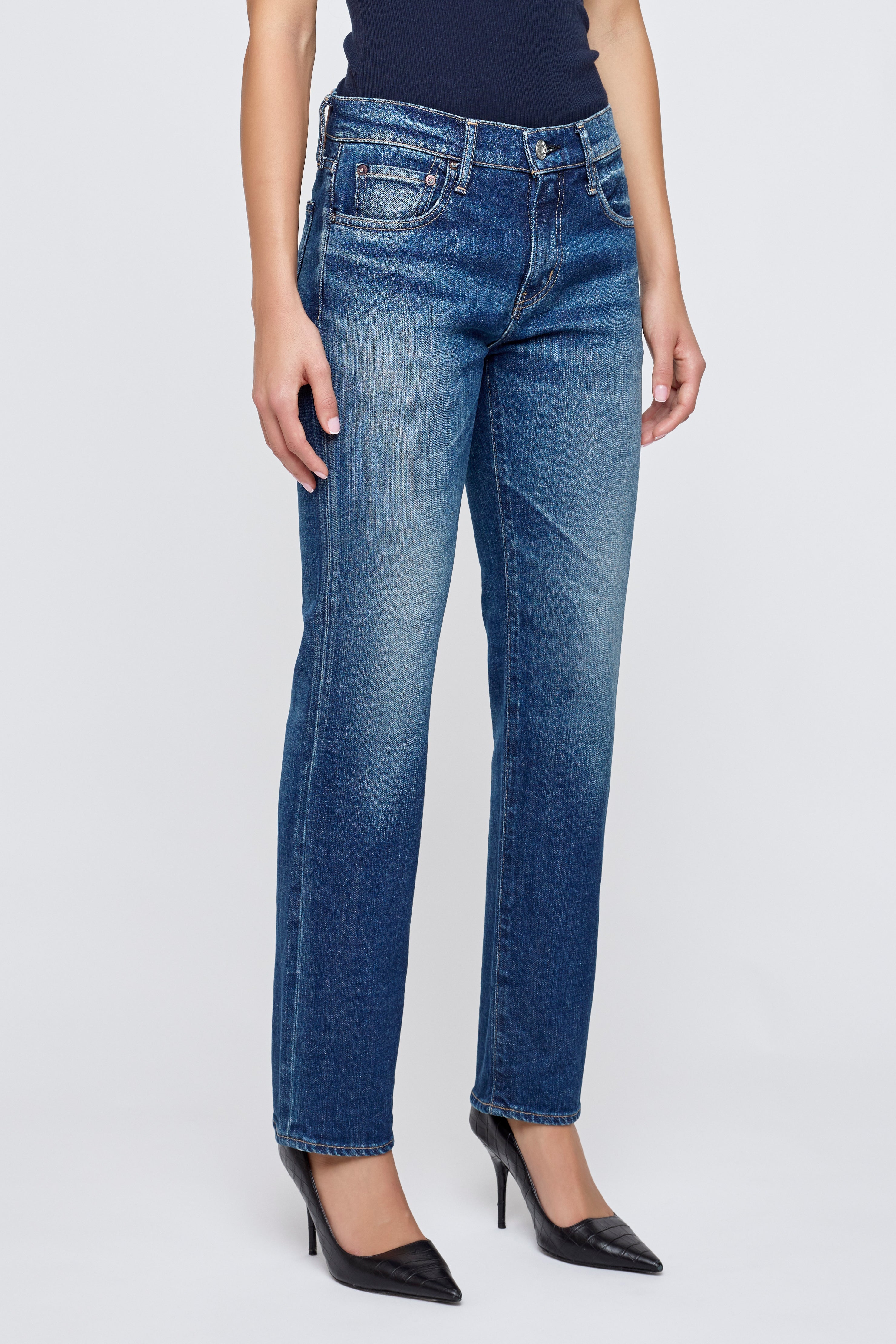 FAYVILLE SLIM STRAIGHT Dark Blue / 23