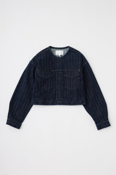 Sutton No Collar Cropped Jacket – MOUSSY