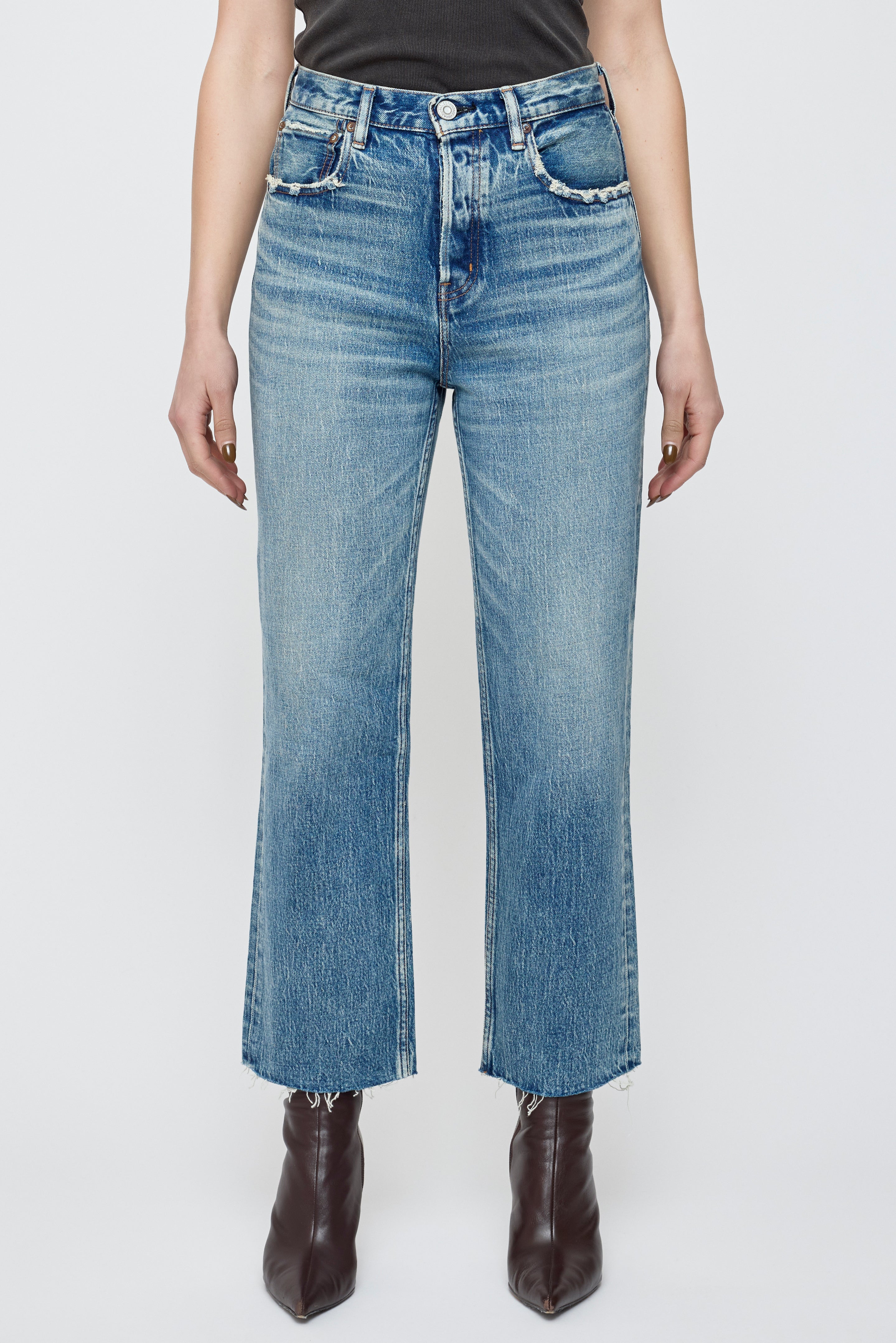 Plainedge Cropped Wide Straight – MOUSSY