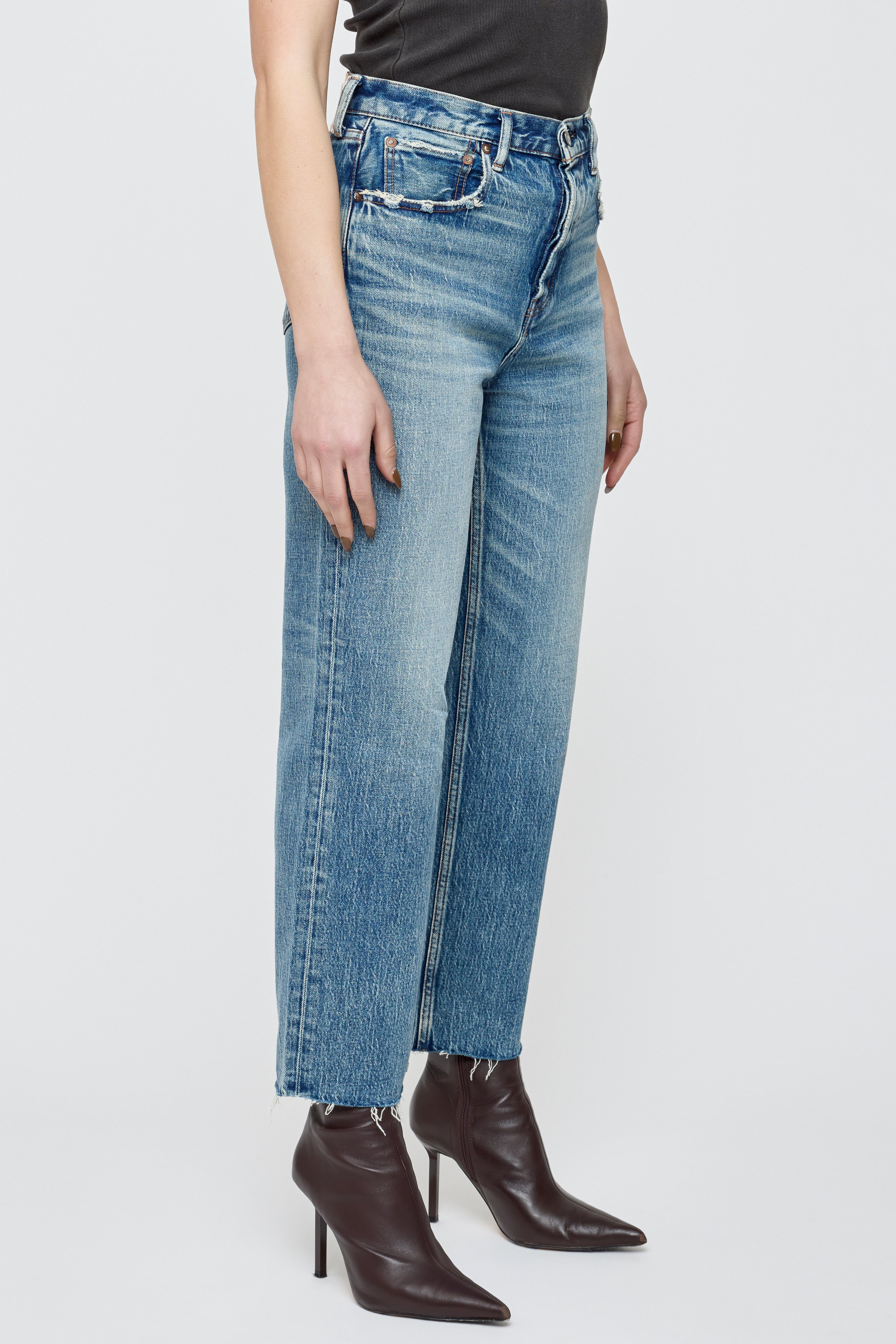 Wide Straight Cropped - Plainedge – MOUSSY