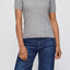 MV CASHMERE CABLE TOP Gray / XS