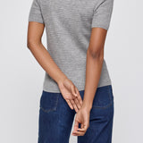 MV CASHMERE CABLE TOP Gray / XS