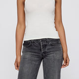 MV SLEEK RIB TANK Off White / XS