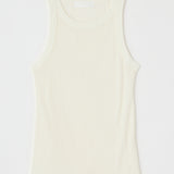 MV SLEEK RIB TANK Off White / XS