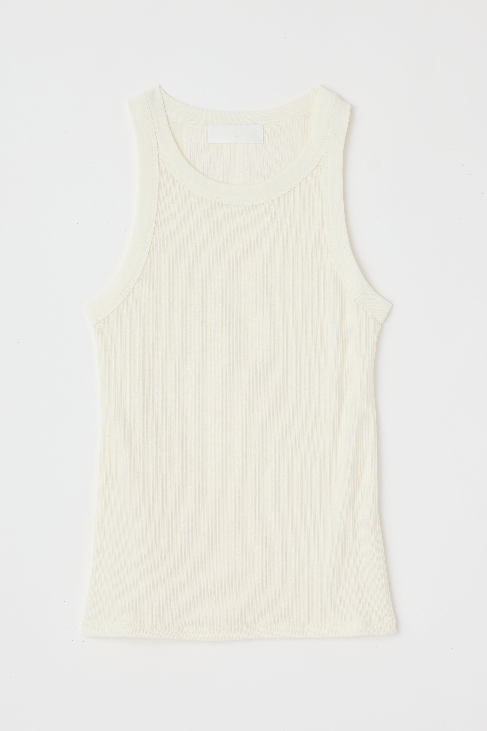 MV SLEEK RIB TANK Off White / XS