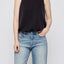 MV SCULPTED SATIN TOP Black / XS