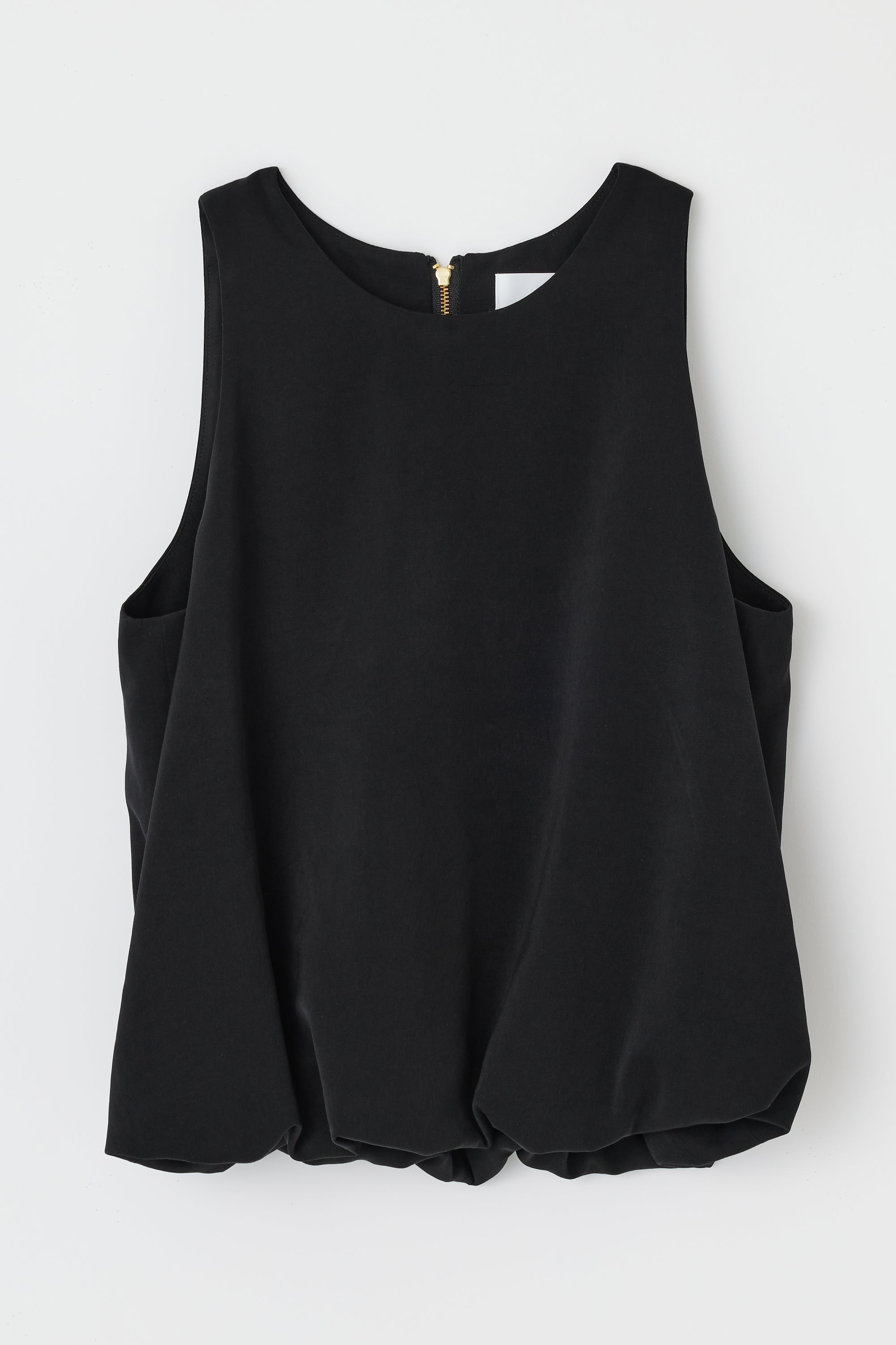 MV SCULPTED SATIN TOP Black / XS