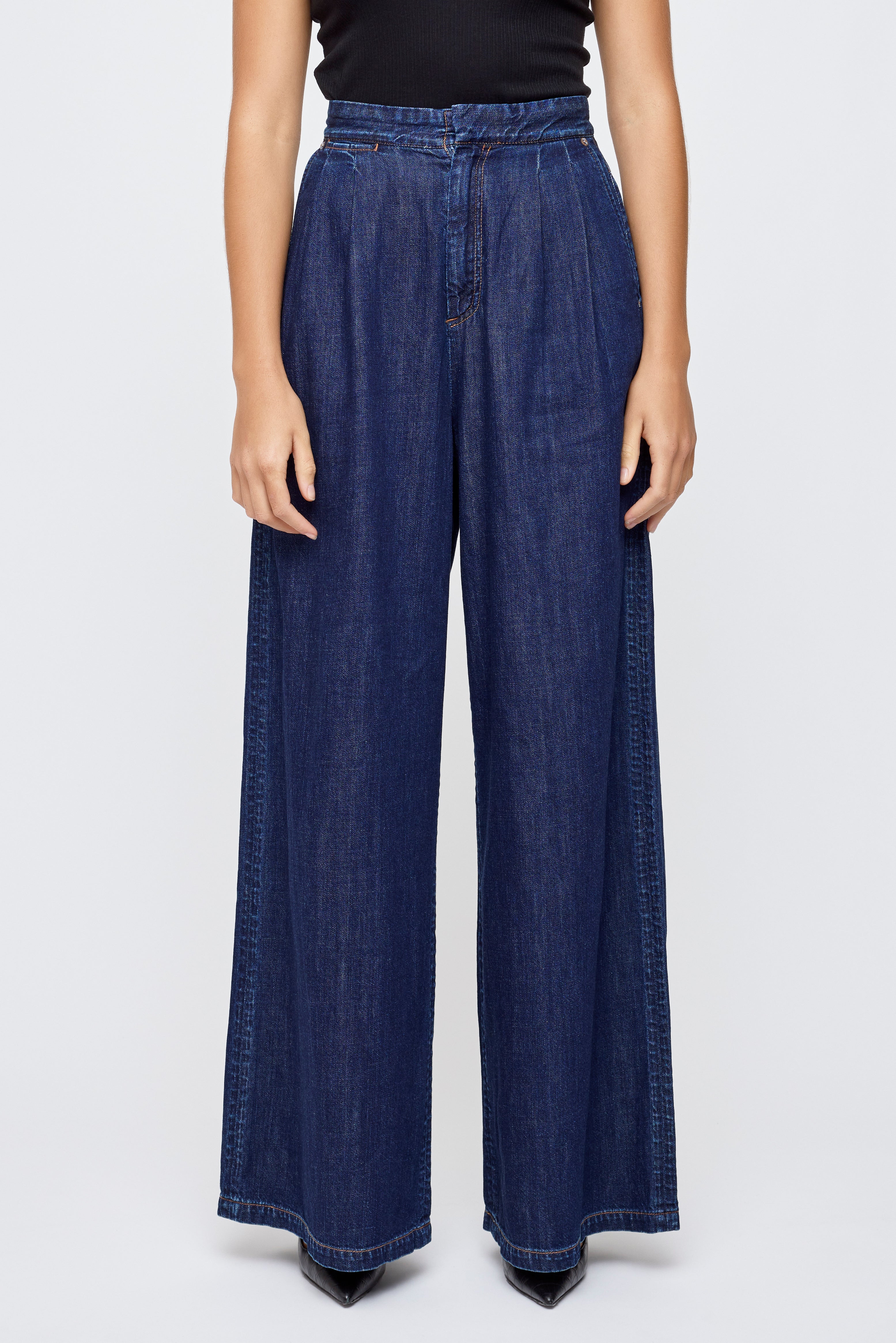 VILLAS RESORT WIDE PANTS Blue / XS