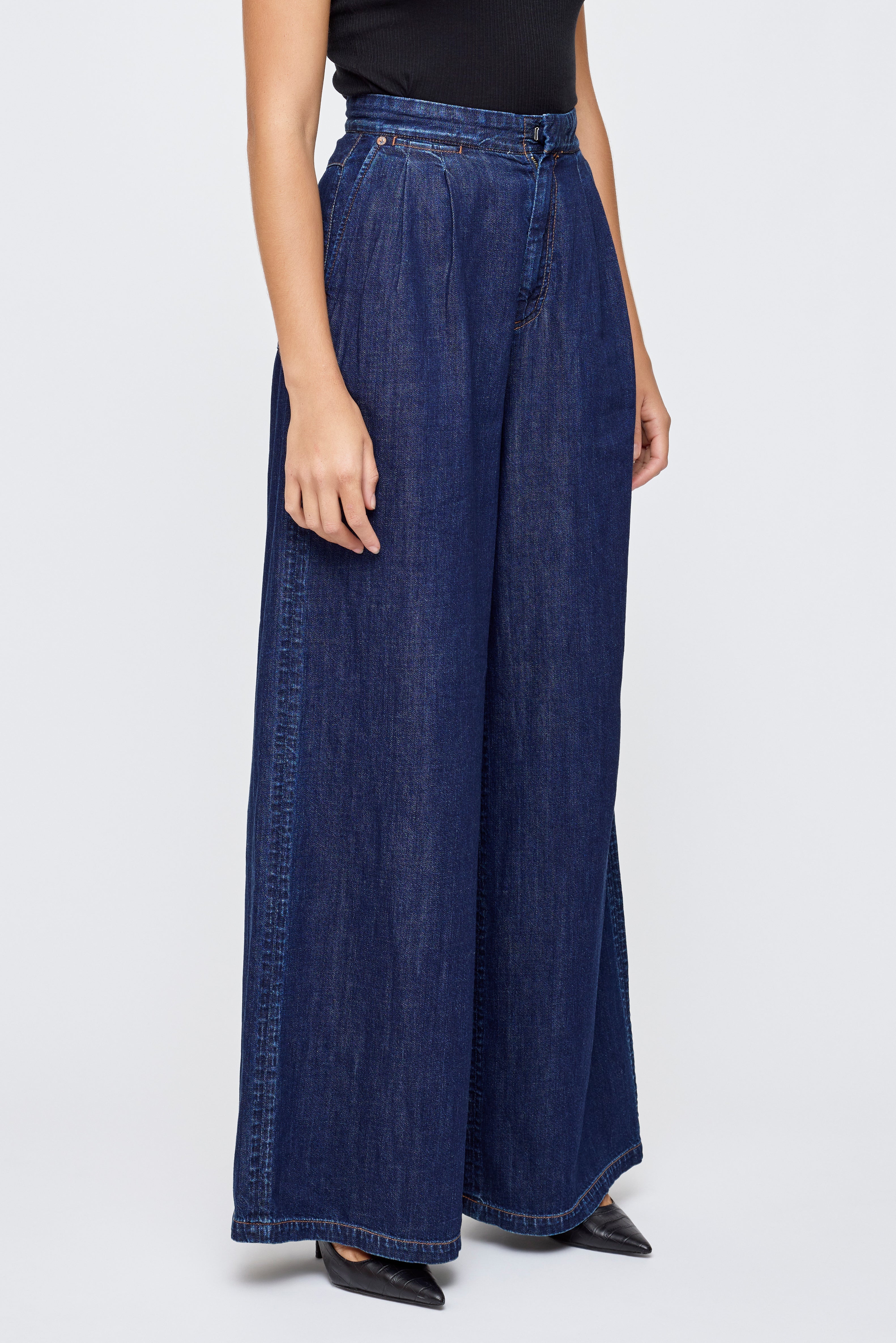 VILLAS RESORT WIDE PANTS Blue / XS