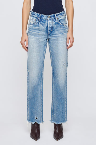 パンツ MOUSSY HIGH WAIST STRAIGHT 25inch Straight Low - Mattapan – MOUSSY