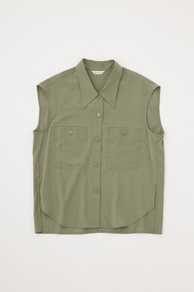 BACK OPEN SHIRT VEST