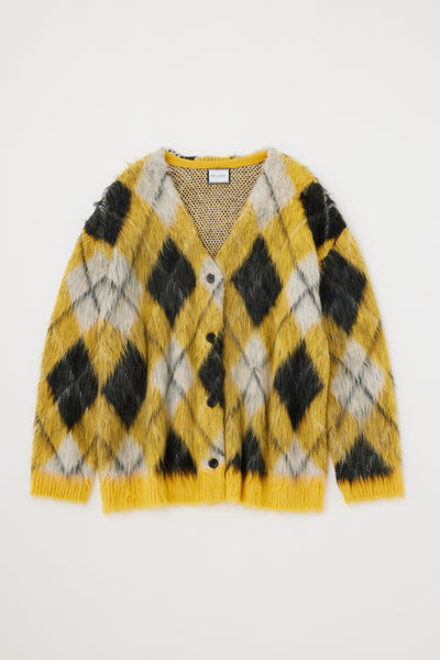 数量限定発売 mideal shaggy knit ensemble yellow - トップス