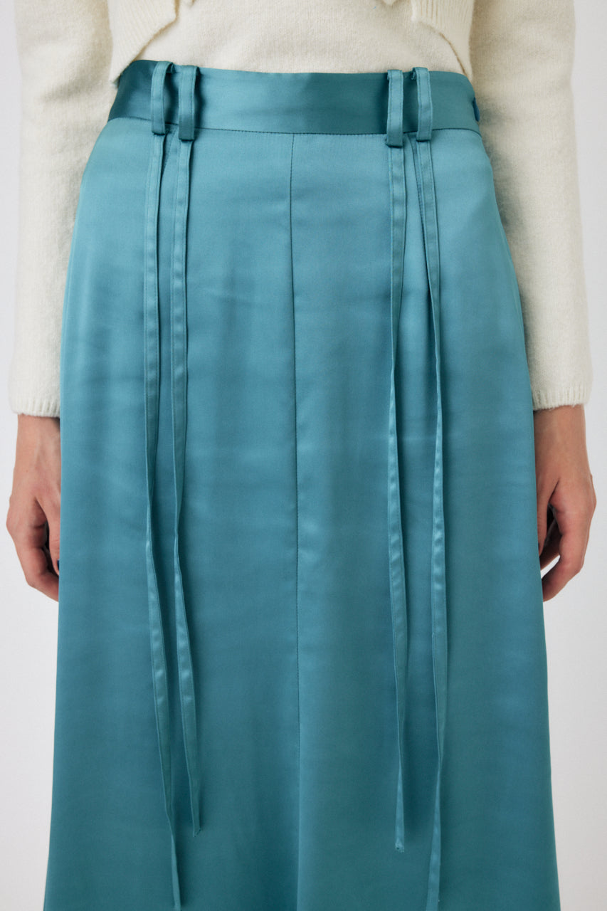 SATIN FLARE SKIRT 