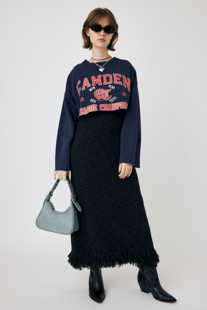 Cropped College Sweatshirt – MOUSSY