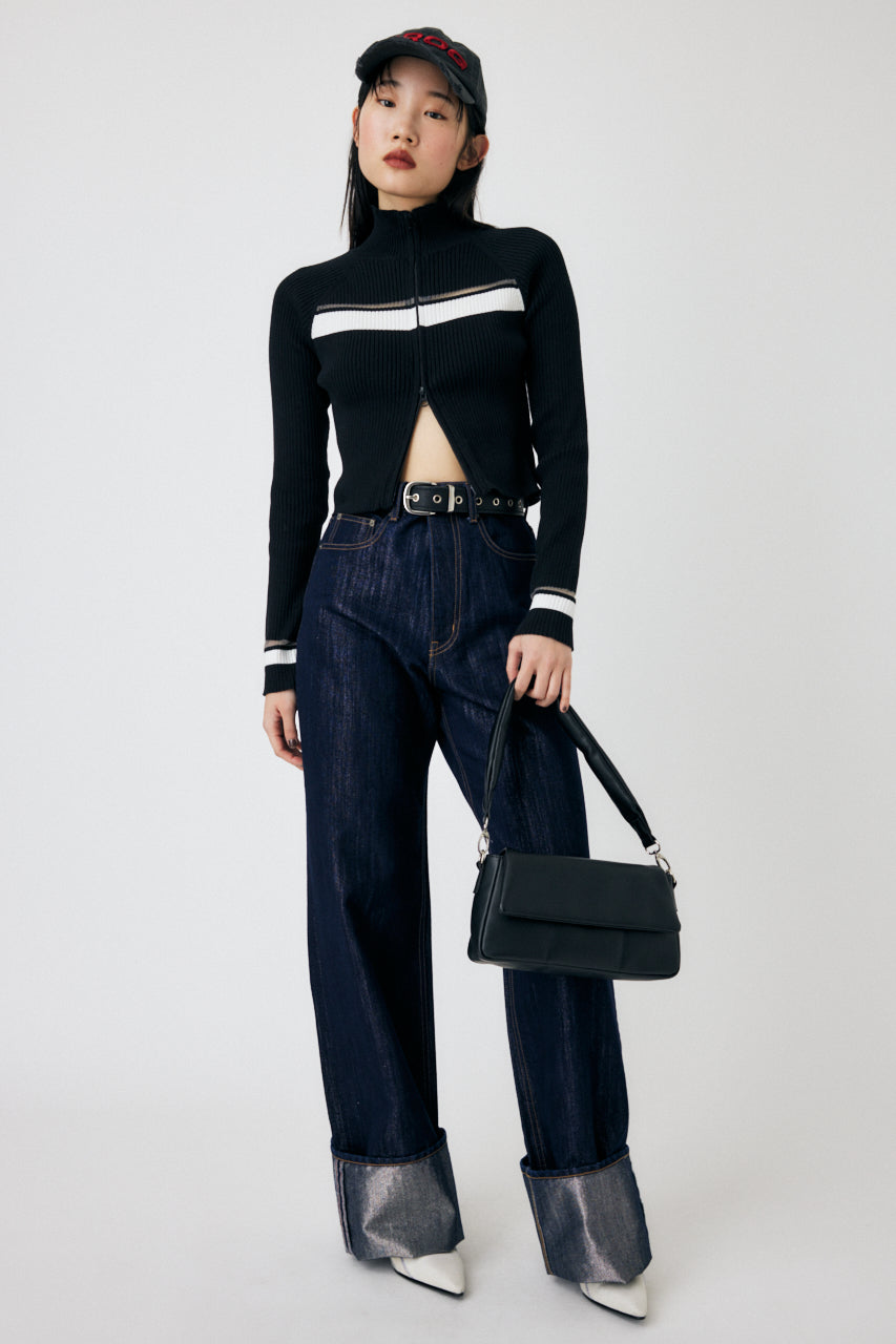 moussy マウジーGLITTER DENIM WIDE STRAIGHT Glitter Denim Wide Straight – MOUSSY
