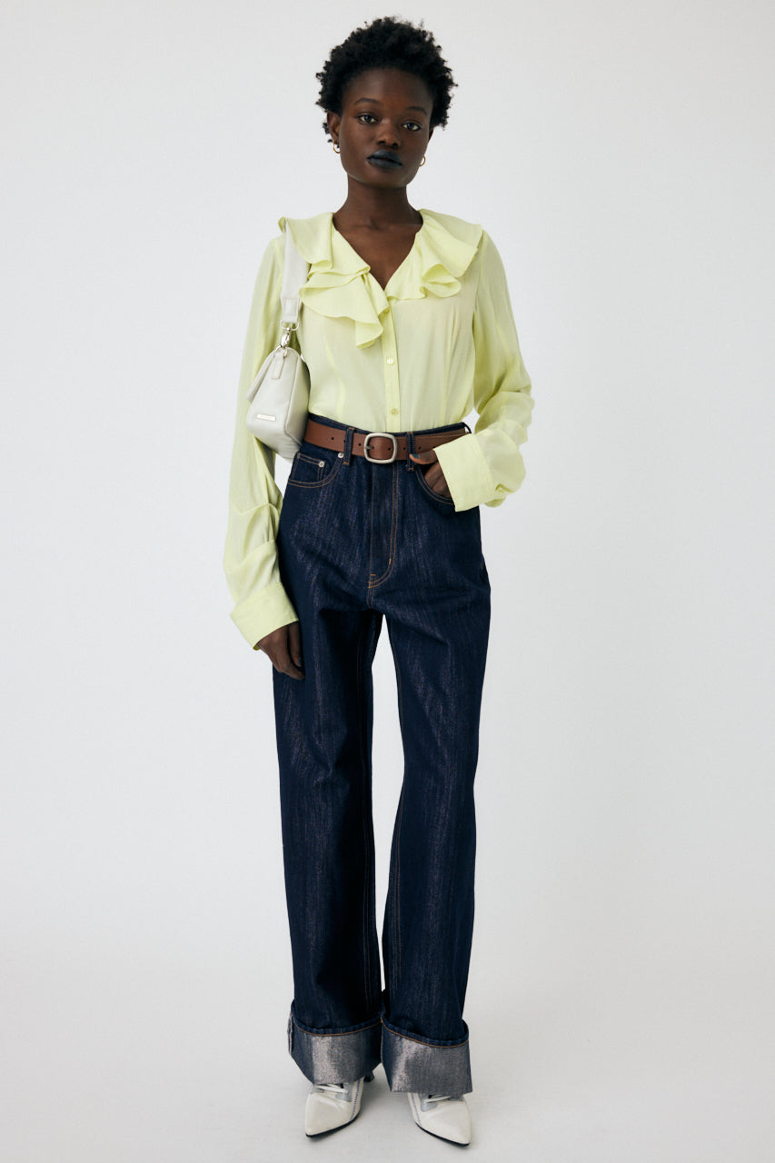 Glitter Denim Wide Straight – MOUSSY