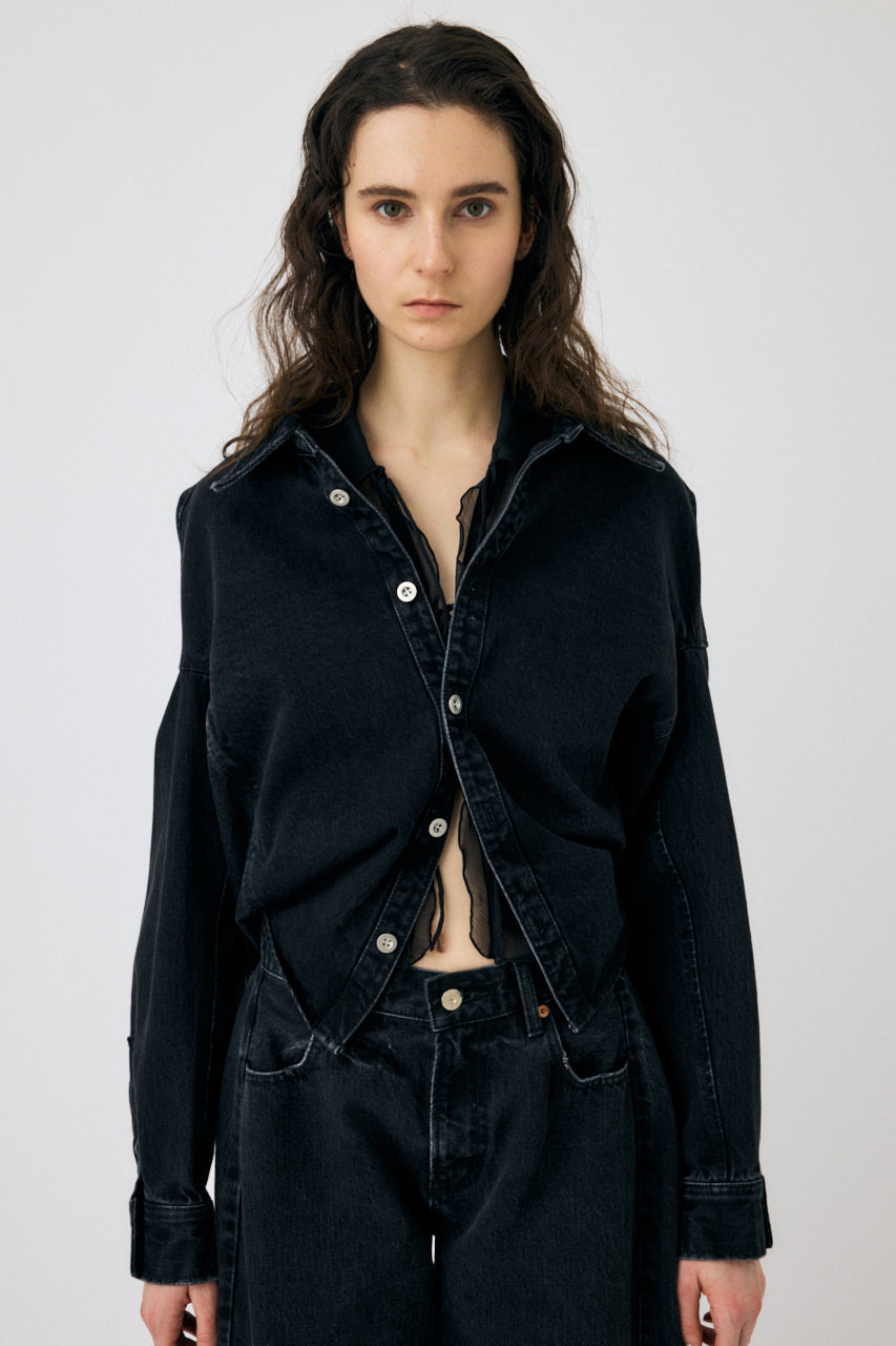 ジャケット・アウター MOUSSY REMAKE DENIM SHIRT Remake Denim Shirt Jacket – MOUSSY