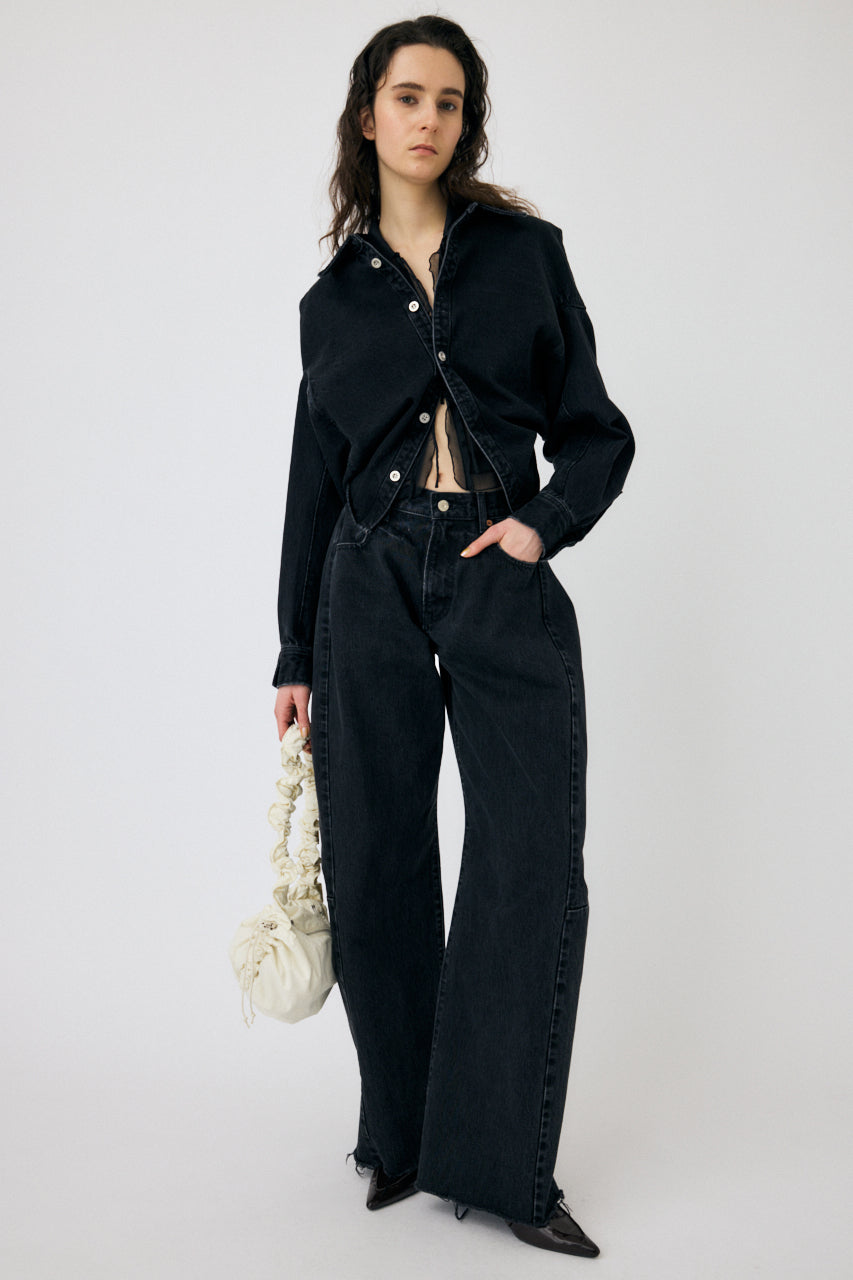 ジャケット・アウター MOUSSY REMAKE DENIM SHIRT Remake Denim Shirt Jacket – MOUSSY
