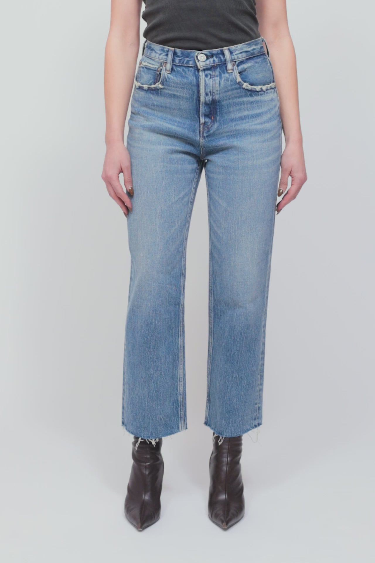 Wide Straight Cropped - Plainedge – MOUSSY