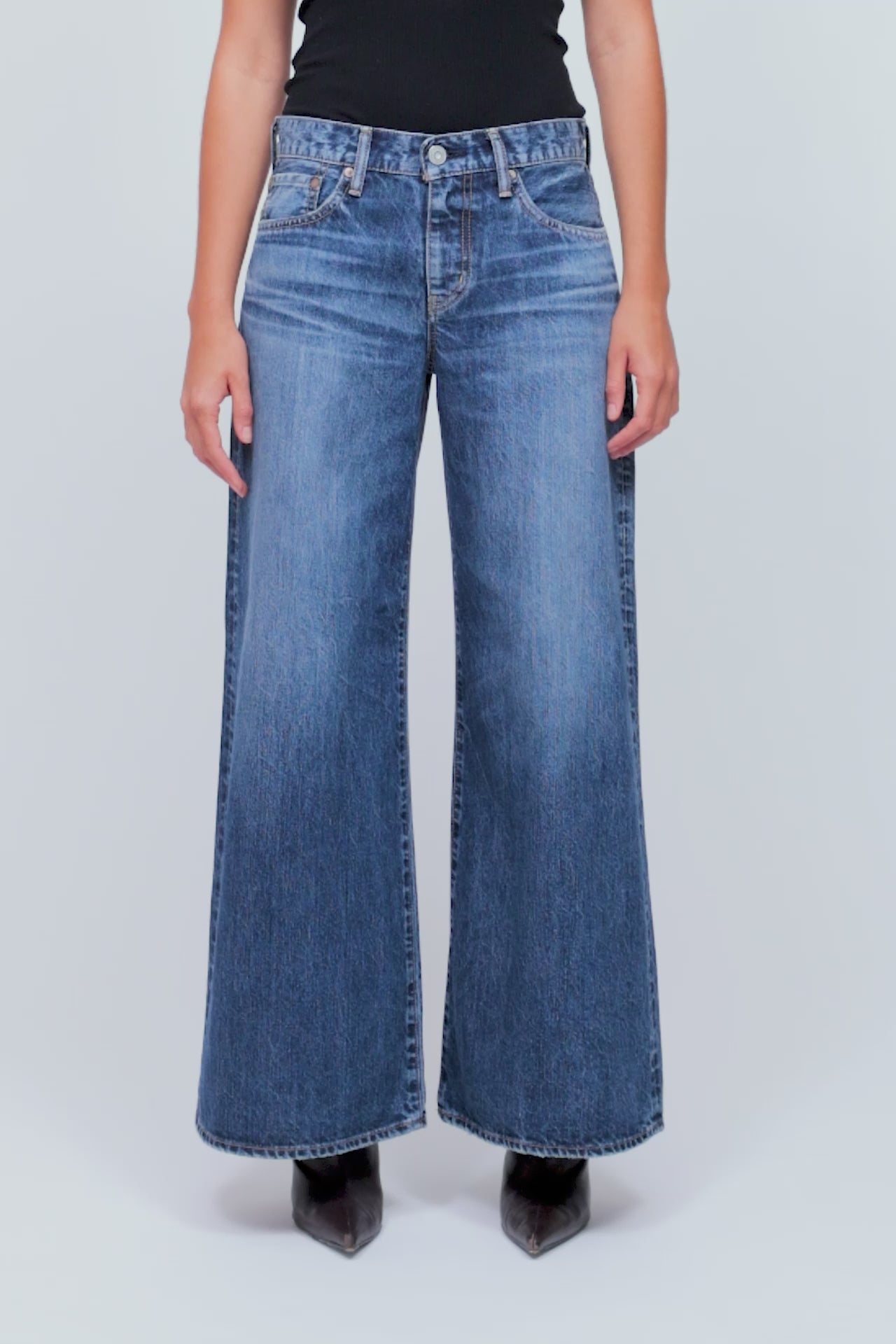 まーこ新品タグ付MOUSSY マウジー CUTOUT LOOSE Baggy - Roxbury – MOUSSY
