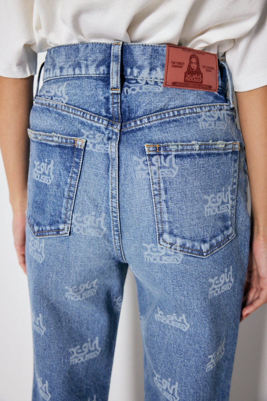 X-girl Total Pattern Mvs Flare – MOUSSY