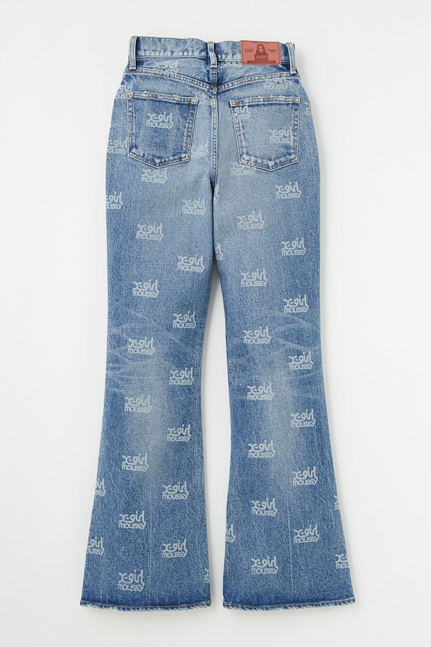 X-girl Total Pattern Mvs Flare – MOUSSY
