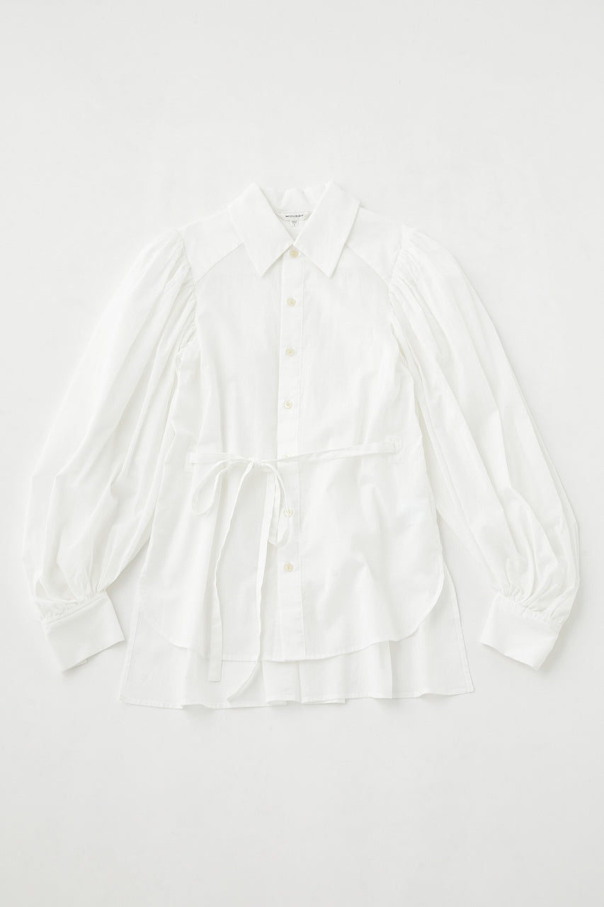 VOLUME GATHER SLEEVE SHIRT